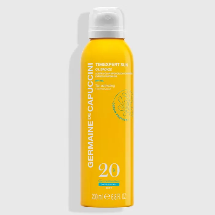 [I144211] GERMAINE-TIMEXPERT SUN OIL BRONZE DRY OIL TAN ACTIVATING (SPF 20) 200ML