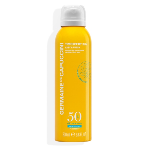 [I122213] GERMAINE-TIMEXPERT SUN EASY & FRESH INVISIBLE SUN MIST SPF50 UVA+UVB ALTA/HIGH 200ml